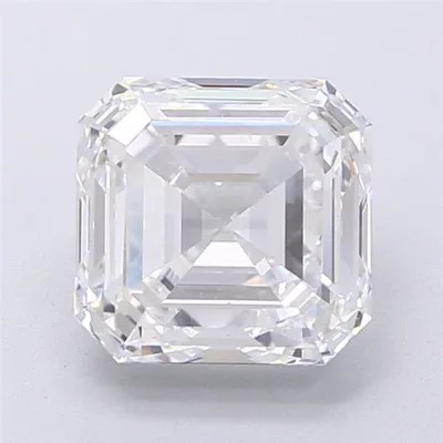 3.00ct D VVS2 Rare Carat Ideal Cut Asscher Lab Grown Diamond