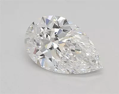 0.85ct D VVS1 Rare Carat Ideal Cut Pear Lab Grown Diamond