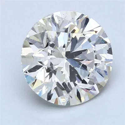 2.52ct J SI1 Rare Carat Ideal Cut Round Diamond
