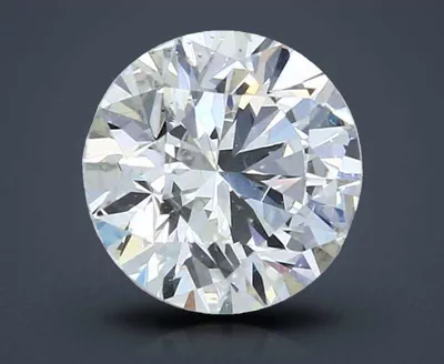 2.52ct J SI1 Rare Carat Ideal Cut Round Diamond
