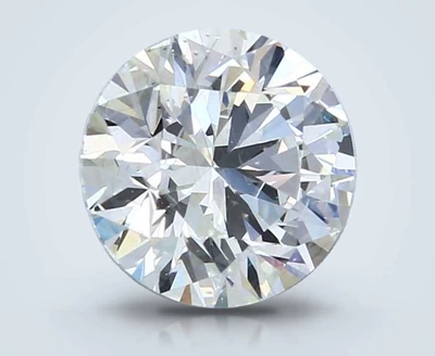 2.52ct J SI1 Rare Carat Ideal Cut Round Diamond