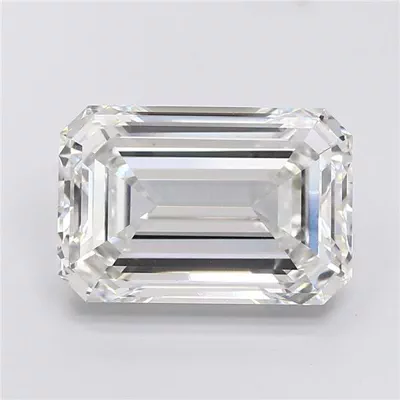 10.40ct H VS1 Rare Carat Ideal Cut Emerald Lab Grown Diamond
