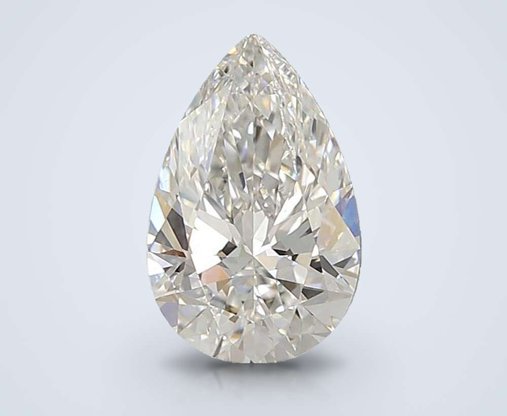 1.85ct E VVS2 Rare Carat Ideal Cut Pear Lab Grown Diamond