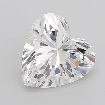 4.99ct F VS1 Very Good Cut Heart Lab Grown Diamond