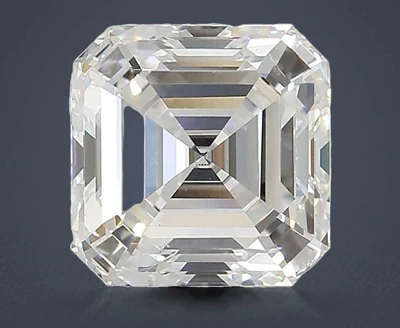 3.08ct D VS1 Rare Carat Ideal Cut Asscher Lab Grown Diamond