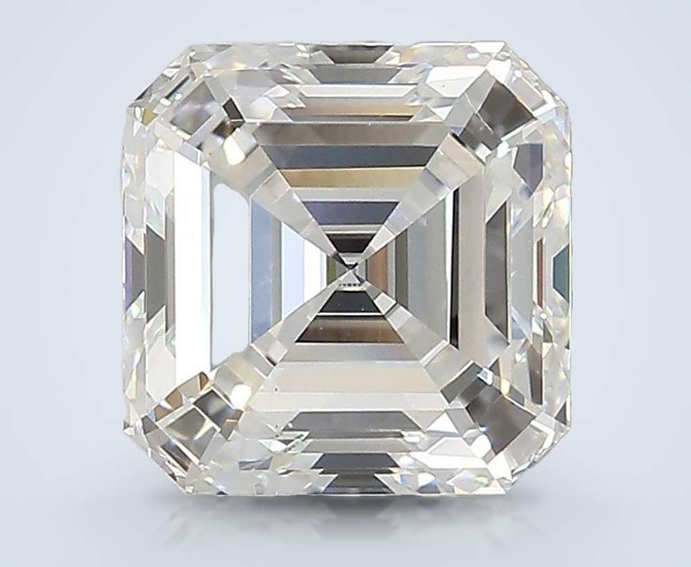 3.08ct D VS1 Rare Carat Ideal Cut Asscher Lab Grown Diamond