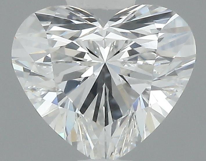 0.63ct F SI1 Rare Carat Ideal Cut Heart Diamond
