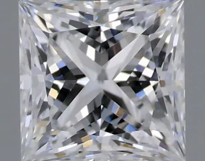 0.57ct D VVS2 Rare Carat Ideal Cut Princess Lab Grown Diamond
