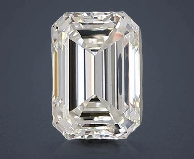 1.36ct E VS1 Rare Carat Ideal Cut Emerald Lab Grown Diamond