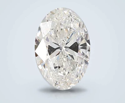 7.05ct F VVS2 Rare Carat Ideal Cut Oval Lab Grown Diamond