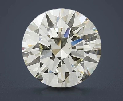3.03ct J SI1 Rare Carat Ideal Cut Round Diamond