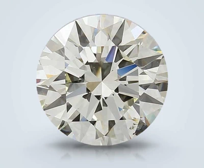 3.03ct J SI1 Rare Carat Ideal Cut Round Diamond