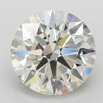 3.07ct J VS1 Rare Carat Ideal Cut Round Lab Grown Diamond