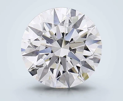 4.06ct D SI1 Rare Carat Ideal Cut Round Lab Grown Diamond
