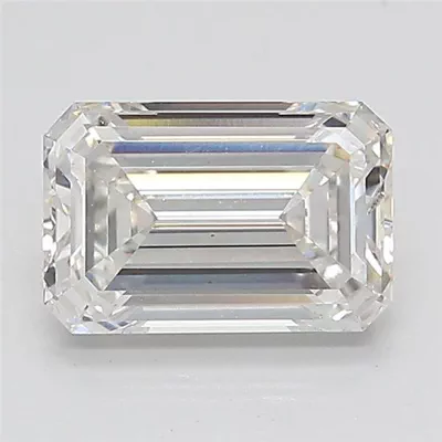1.61ct F VS1 Rare Carat Ideal Cut Emerald Lab Grown Diamond