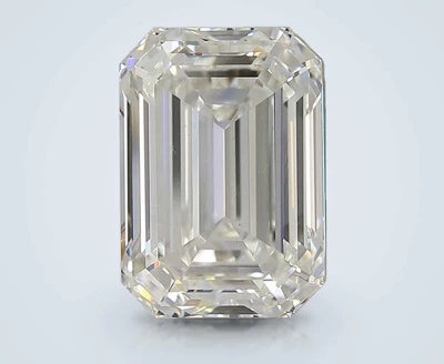 8.21ct J VS1 Rare Carat Ideal Cut Emerald Diamond