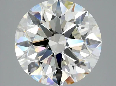 3.00ct H SI2 Rare Carat Ideal Cut Round Diamond