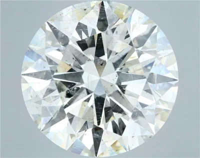 25.93ct J SI2 Rare Carat Ideal Cut Round Diamond