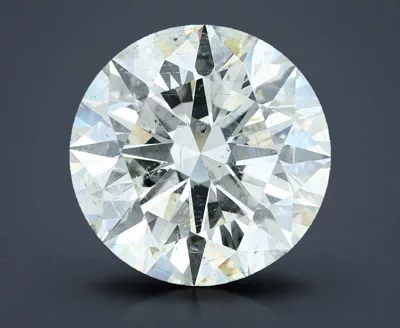 25.93ct J SI2 Rare Carat Ideal Cut Round Diamond
