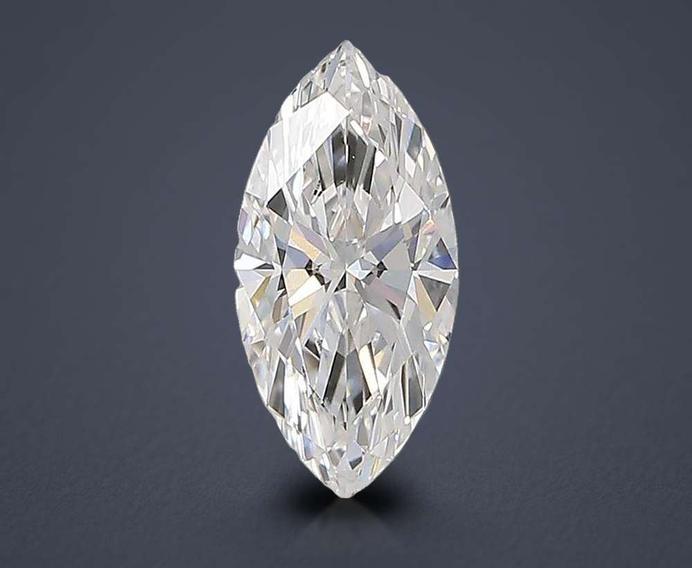0.63ct D VVS2 Rare Carat Ideal Cut Marquise Lab Grown Diamond