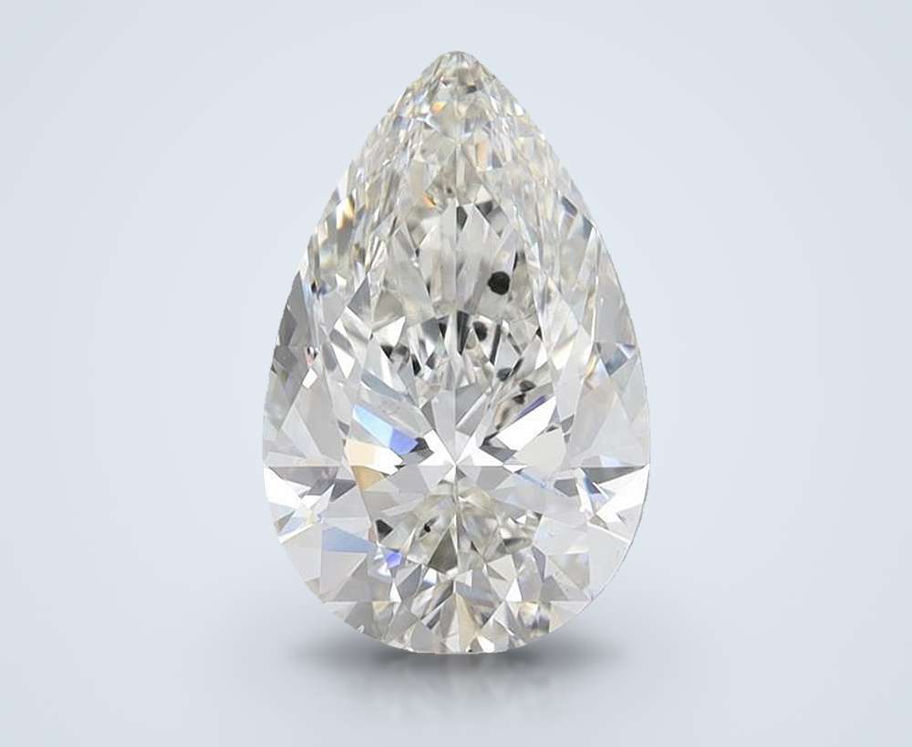 2.57ct G SI1 Rare Carat Ideal Cut Pear Lab Grown Diamond