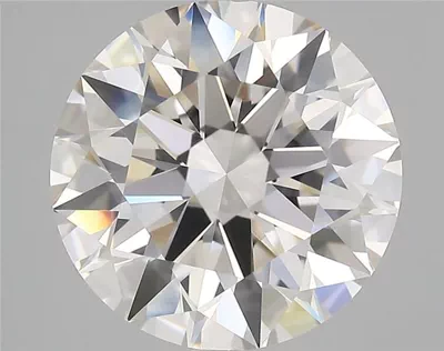 4.14ct I IF Rare Carat Ideal Cut Round Diamond
