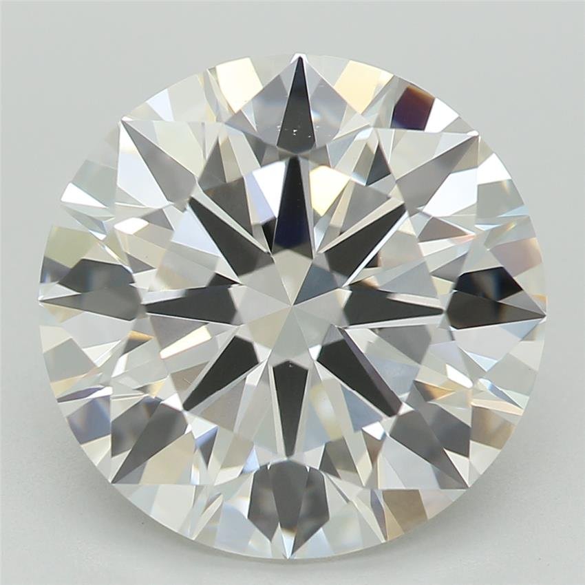 4.01ct F VVS2 Rare Carat Ideal Cut Round Lab Grown Diamond