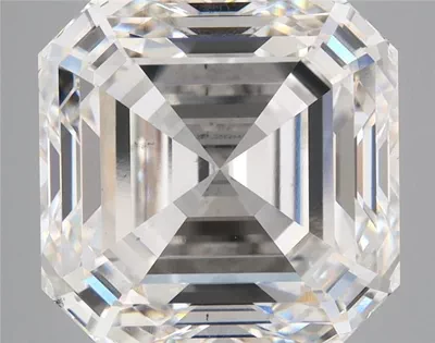 10.05ct F VS2 Rare Carat Ideal Cut Asscher Lab Grown Diamond