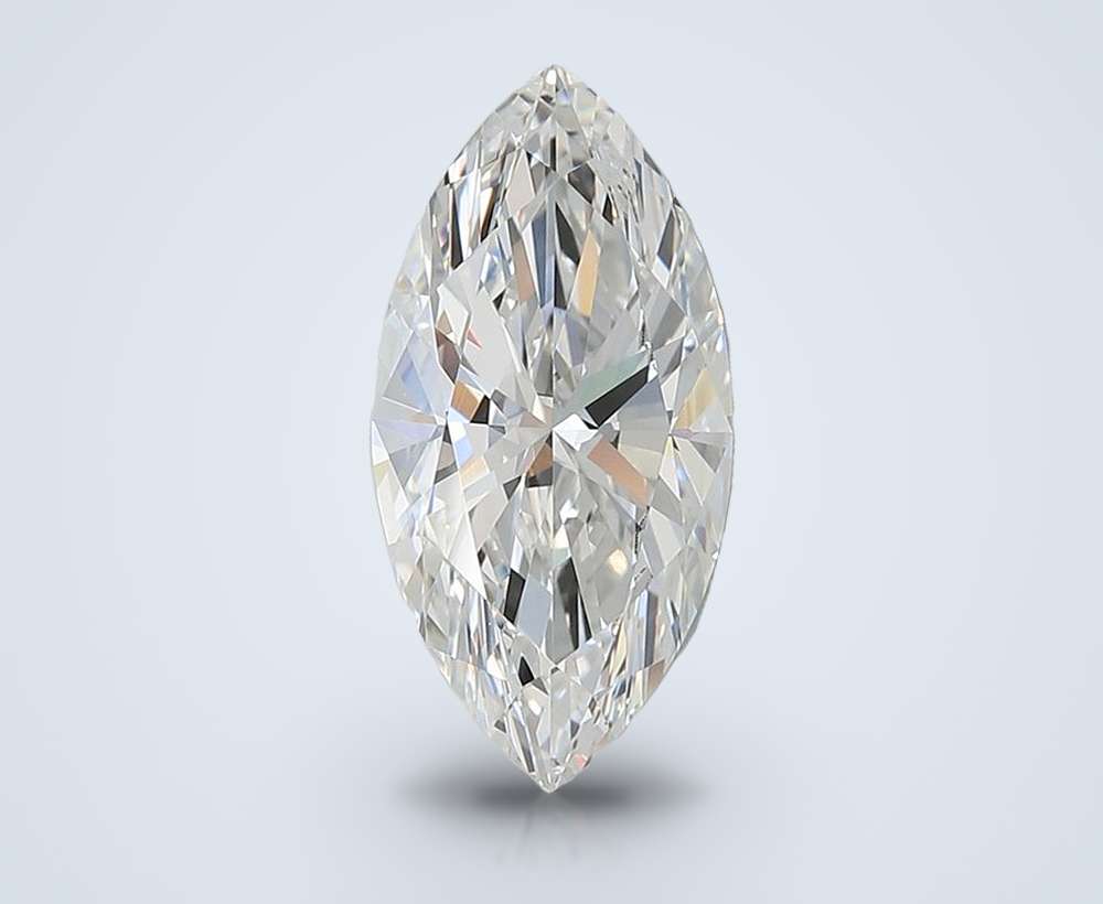 3.00ct F VVS2 Rare Carat Ideal Cut Marquise Lab Grown Diamond
