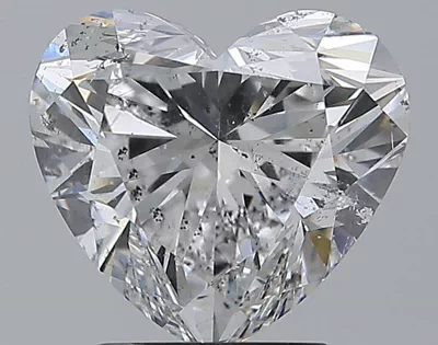 3.01ct E SI2 Rare Carat Ideal Cut Heart Diamond
