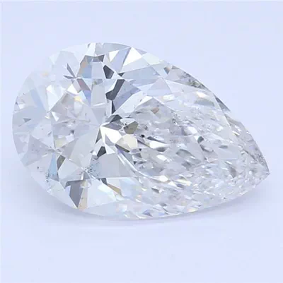 0.91ct E SI1 Rare Carat Ideal Cut Pear Lab Grown Diamond