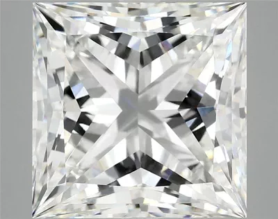 8.19ct F VS1 Rare Carat Ideal Cut Princess Lab Grown Diamond