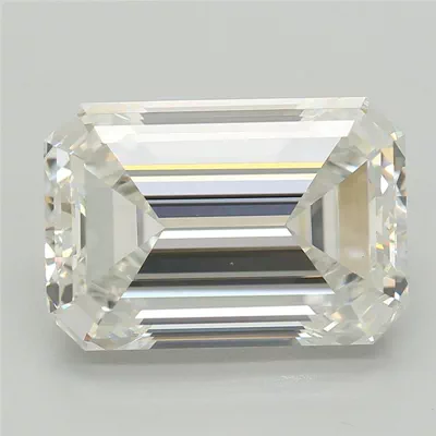 3.50ct F VS1 Excellent Cut Emerald Lab Grown Diamond