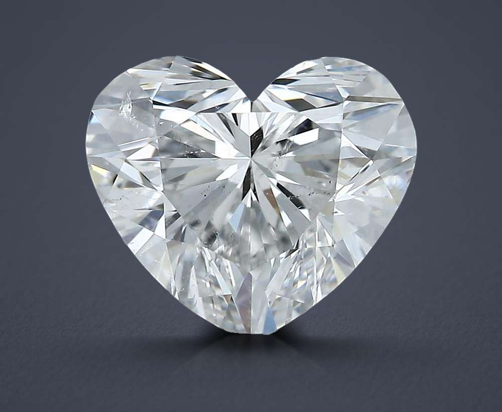 1.06ct E SI2 Rare Carat Ideal Cut Heart Diamond