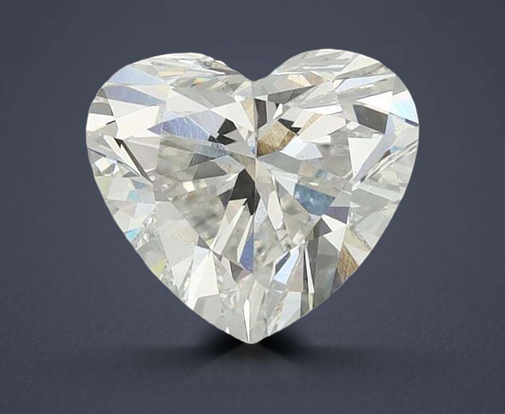 2.46ct G VS1 Rare Carat Ideal Cut Heart Lab Grown Diamond