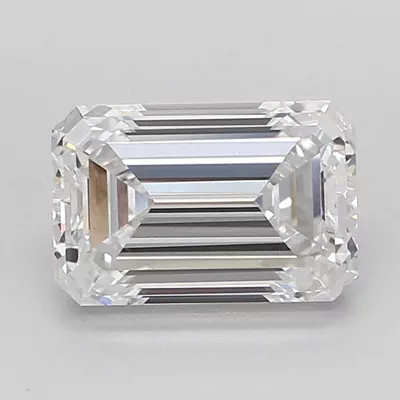 2.59ct D VS1 Excellent Cut Emerald Lab Grown Diamond