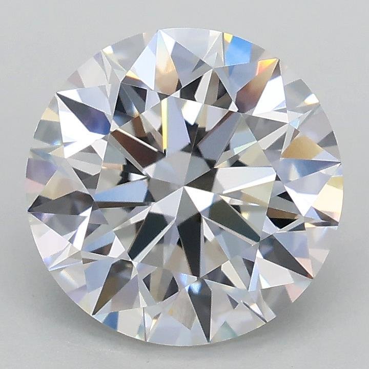 2.07ct D VVS2 Rare Carat Ideal Cut Round Lab Grown Diamond