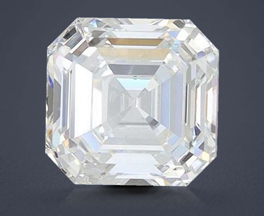 0.90ct D VS1 Rare Carat Ideal Cut Asscher Lab Grown Diamond