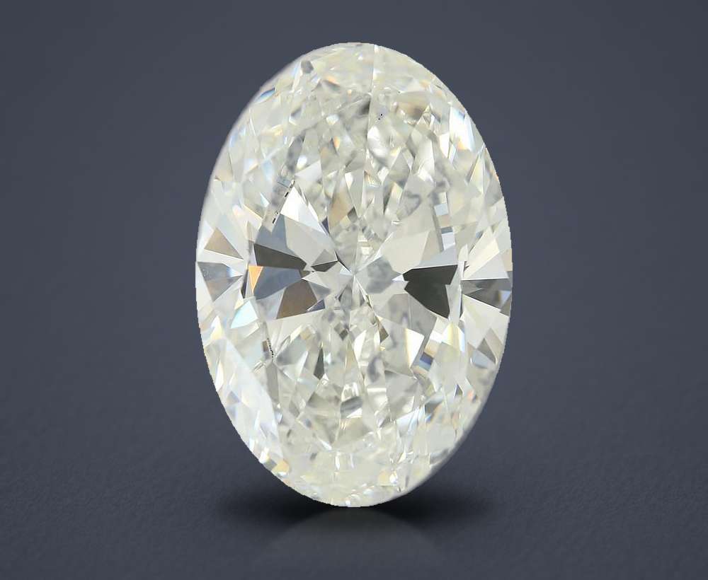 14.85ct G VVS2 Very Good Cut Oval Lab Grown Diamond