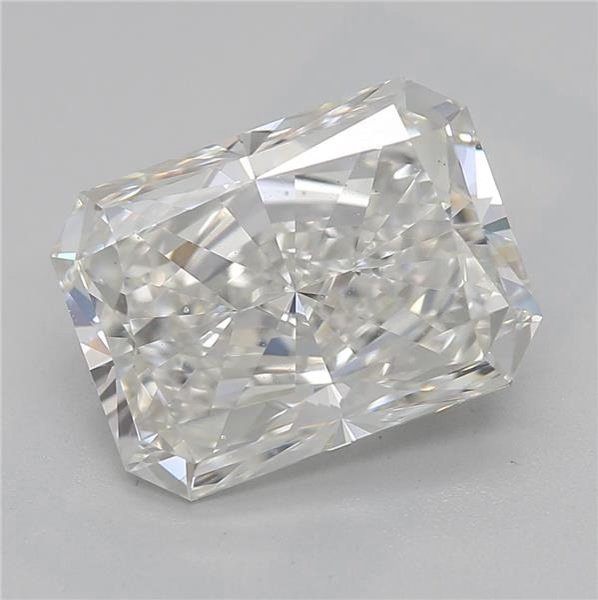 2.52ct I VS2 Rare Carat Ideal Cut Radiant Diamond