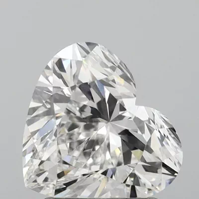1.86ct F VVS2 Rare Carat Ideal Cut Heart Lab Grown Diamond