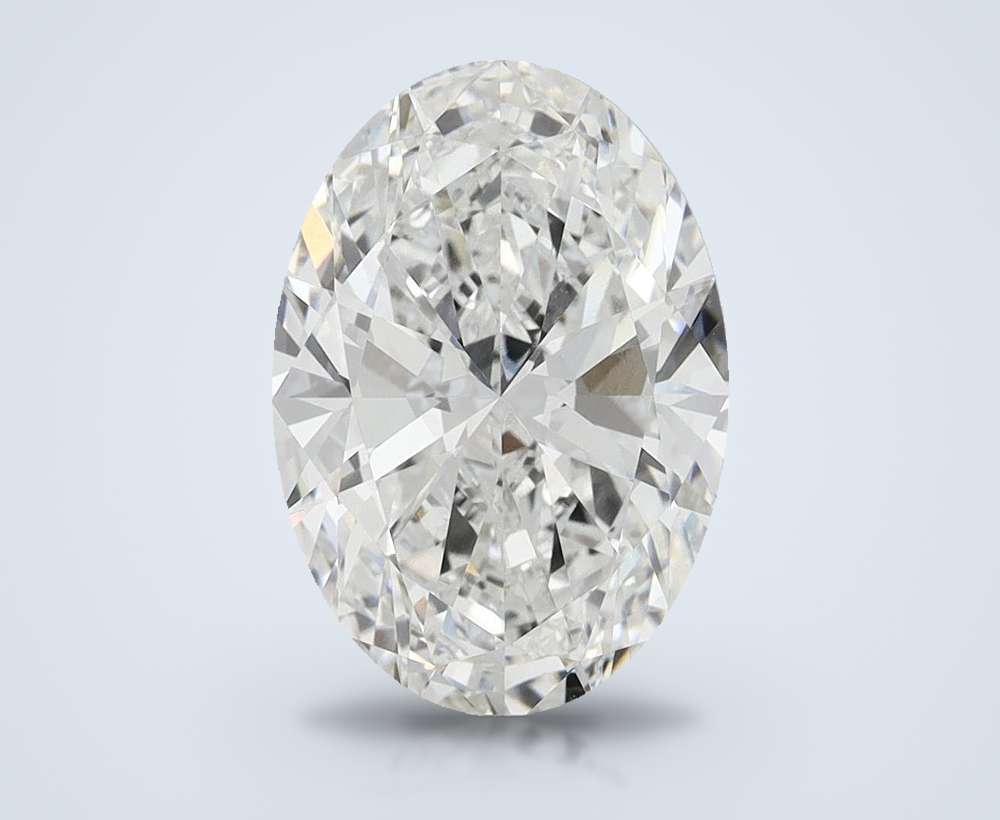 11.01ct F VVS2 Very Good Cut Oval Lab Grown Diamond