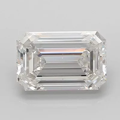 4.05ct G VS1 Rare Carat Ideal Cut Emerald Lab Grown Diamond