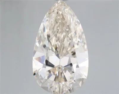 7.00ct J VS2 Rare Carat Ideal Cut Pear Diamond