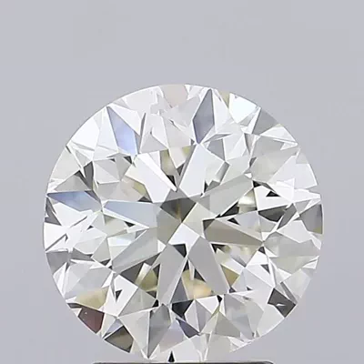 3.01ct J VS1 Very Good Cut Round Diamond