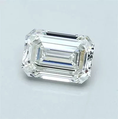 0.80ct H VS1 Rare Carat Ideal Cut Emerald Diamond