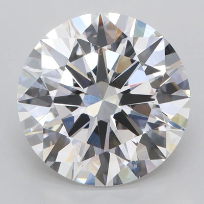 4.08ct F VVS2 Rare Carat Ideal Cut Round Lab Grown Diamond