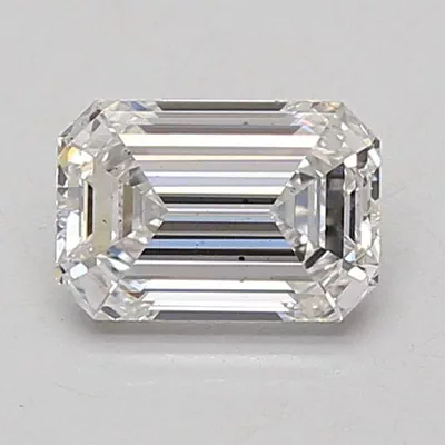 1.10ct D VS2 Rare Carat Ideal Cut Emerald Lab Grown Diamond