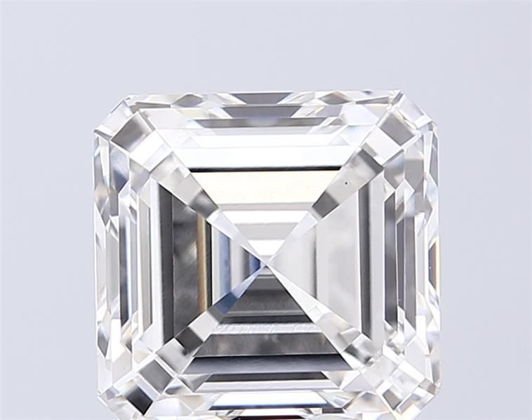 6.02ct F VS1 Very Good Cut Asscher Lab Grown Diamond