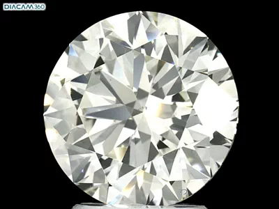 3.18ct K VS1 Rare Carat Ideal Cut Round Diamond